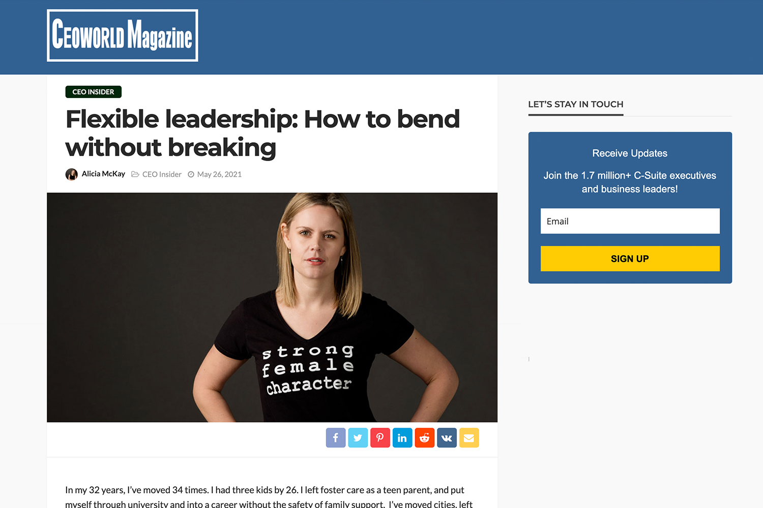 Flexible Leadership - article crop